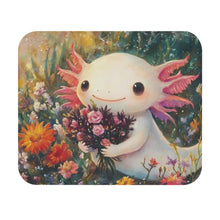 Load image into Gallery viewer, Axolotl Rectangle Mouse Pad, Cute Design, Gaming Mouse Mat, Office Desk Decor, Desk Accessories, Animal Lover Gift, Office desk mat