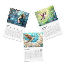 Load image into Gallery viewer, Hummingbird Calendar 2027, Colorful Hummingbird Wall Calendar, Bird Lover Gift, Nature Lover Gift, Bird Calendar, Wildlife Decor