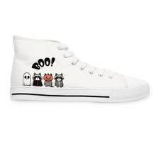 Load image into Gallery viewer, Halloween High Top Sneakers – Raccoon Costume Design