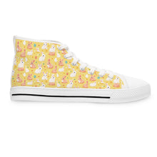 Load image into Gallery viewer, Easter Bunny High Top Sneakers – Easter Egg Design