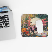Load image into Gallery viewer, Axolotl Rectangle Mouse Pad, Cute Design, Gaming Mouse Mat, Office Desk Decor, Desk Accessories, Animal Lover Gift, Office desk mat