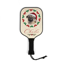 Load image into Gallery viewer, Personalized Pug Pickleball Paddle Set, Dog Lover Gift