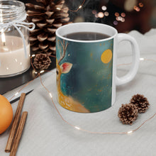 Load image into Gallery viewer, Valentine's Day Ceramic Mug, Cute Deer Lovers Gift, My Deer Love, Digital Design, Animal Lovers Mug, Valentine's Gift for Her,Him, 11oz,