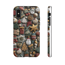Load image into Gallery viewer, Christmas 3D Elements Tough Cases, iPhone Samsung Google Pixel Gift Cover, Protective Holiday Phone Accessories, Xmas Decorative Phone Case