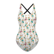 Load image into Gallery viewer, Cartoon Duck One-Piece Swimsuit