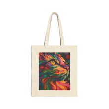Load image into Gallery viewer, Colorful Cat Art Tote Bag | Heavy Cotton Canvas