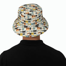 Load image into Gallery viewer, Cat Face Bucket Hat