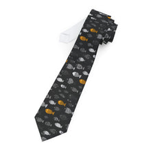 Load image into Gallery viewer, Fish Pattern Satin Necktie