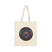 Load image into Gallery viewer, Colorful Tribal Koala Tote Bag | Psychedelic Animal Art Cotton Canvas Tote