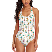 Load image into Gallery viewer, Cartoon Duck One-Piece Swimsuit