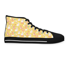 Load image into Gallery viewer, Easter Bunny High Top Sneakers – Easter Egg Design