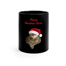 Load image into Gallery viewer, Cat Portrait Christmas Coffee Mug, 11oz - Gift for Cat Lover, Holiday Mug, Christmas Gift, Cat Mug,Personalized Gift