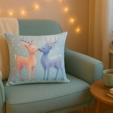 Load image into Gallery viewer, Deer Love Pillow Cover, Valentine's Day Gift, Cozy Home Decor