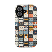Load image into Gallery viewer, Playful Cat Faces Phone Case, Pet Lover Gift