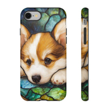 Load image into Gallery viewer, Corgi Dog Art Phone Case, Pet Lover Gift, Protective Cover
