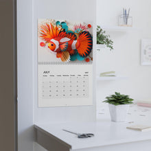 Load image into Gallery viewer, Clownfish Calendar 2027, Cute Clownfish Wall Calendar, Clownfish Lover Gift, Ocean Animal Art