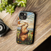 Load image into Gallery viewer, Stained Glass Capybara Phone Case: Protective Animal Cover