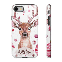 Load image into Gallery viewer, Personalized Deer Phone Case – Custom Protective Cover, Gift for Her