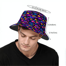 Load image into Gallery viewer, Colorful Tropical Fish Bucket Hat