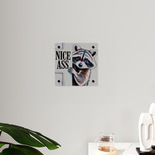 Load image into Gallery viewer, Funny Raccoon 'Nice Ass' Acrylic Art Panel