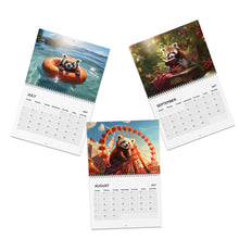 Load image into Gallery viewer, Red Panda Calendar 2027 - Wall Calendars, Cute Animal Art, Monthly Planner, Animal Lover Gift, Home Decor, Office Desk Calendar