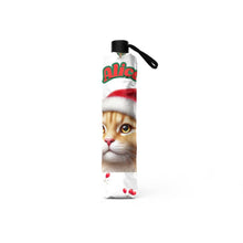 Load image into Gallery viewer, Personalized Cat Christmas Umbrella, Custom Photo Gift