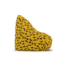 Load image into Gallery viewer, Yellow Cat Bean Bag Chair Cover