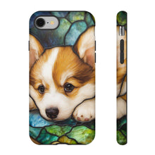 Load image into Gallery viewer, Corgi Dog Art Phone Case, Pet Lover Gift, Protective Cover