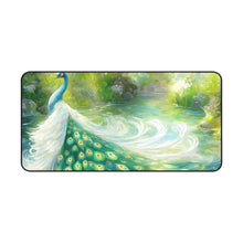 Load image into Gallery viewer, Peacock Desk Mat: Romantic Neoprene Workspace Accessory