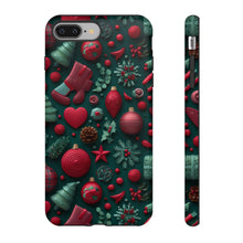 Load image into Gallery viewer, 3D Christmas Ornament Tough Case – Holiday Phone Cover