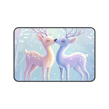 Load image into Gallery viewer, Deer Couple Desk Mat: Romantic Valentine's Day Office Decor
