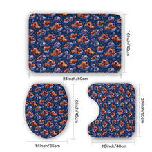 Load image into Gallery viewer, Cartoon Clownfish 3-Piece Bathroom Rug Set