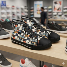 Load image into Gallery viewer, Colorful Cat High Top Sneakers