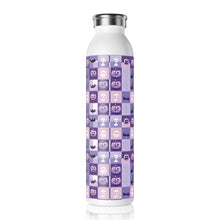 Load image into Gallery viewer, Halloween Pattern Water Bottle ,Slim Stainless Steel Flask, Spooky Accesories, Seasonal Gift, Eco-Friendly Drinkware