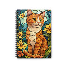 Load image into Gallery viewer, Ginger Cat Spiral Notebook,Kawaii Stationery Gift