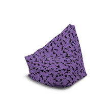 Load image into Gallery viewer, Purple Cat Bean Bag Chair Cover