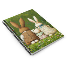Load image into Gallery viewer, Cute Easter Bunnies Spiral Notebook