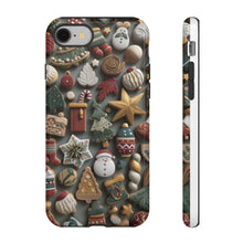 Load image into Gallery viewer, Christmas 3D Elements Tough Cases, iPhone Samsung Google Pixel Gift Cover, Protective Holiday Phone Accessories, Xmas Decorative Phone Case