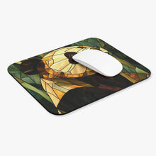 Load image into Gallery viewer, Stained Glass Panda Mouse Pad: Animal Lover Desk Accessory