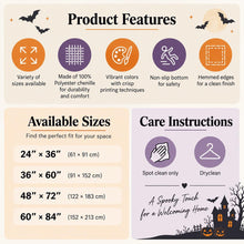 Load image into Gallery viewer, Halloween Outdoor Rug – Festive Fall Porch Decor