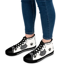 Load image into Gallery viewer, Cat Design High Top Sneakers