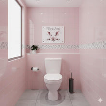 Load image into Gallery viewer, Funny Pig Acrylic Wall Art, Toilet Decor, Animal Lover Gift