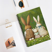 Load image into Gallery viewer, Cute Easter Bunnies Spiral Notebook