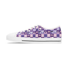 Load image into Gallery viewer, Women's Purple Halloween Pattern Sneakers