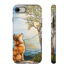 Load image into Gallery viewer, Stained Glass Dog Phone Case: Colorful Protector Cover