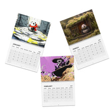 Load image into Gallery viewer, Panda Calendar 2027, Cute Panda Wall Calendar, Panda Lover Gift, Funny Panda Calendar, Panda Bear Gift, Cute Animal Calendar