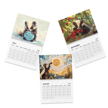 Load image into Gallery viewer, Skunk Calendar 2027, Funny Skunk Wall Calendar, Cute Skunk Art, Skunk Lover Gift