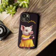 Load image into Gallery viewer, Cute Pig Cases, Animal Phone Cover, Kids Tough Protective Phone Case, Personalized Pig Phone Case, Cute Animal Tough Cover