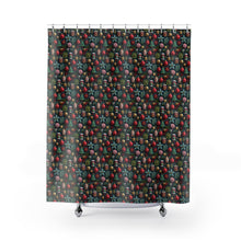 Load image into Gallery viewer, Christmas Shower Curtain - Festive Holiday Bathroom Decor