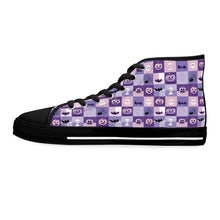 Load image into Gallery viewer, Spooky Vibes Purple Halloween High Top Sneakers